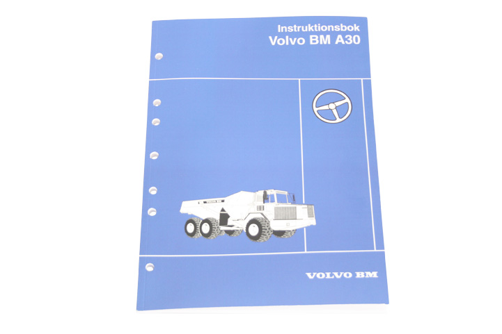 INSTRUCTION BOOK A30 S/N 1704-