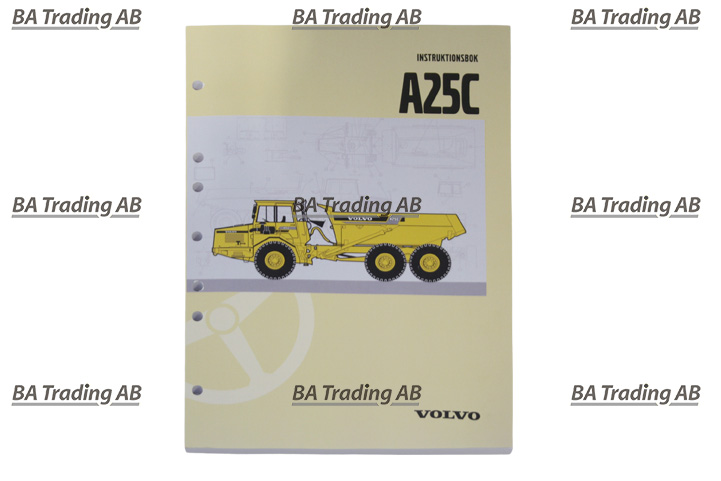 INSTRUCTION BOOK A25C S/N 11101-